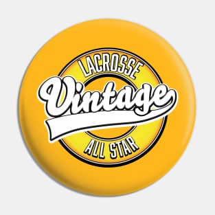 Lacrosse vintage all star logo Pin