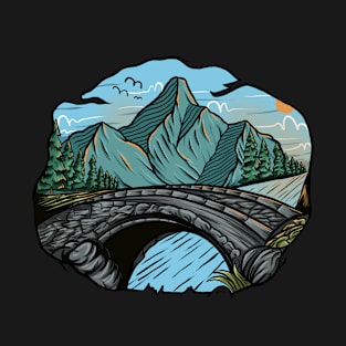 river and mountain T-Shirt