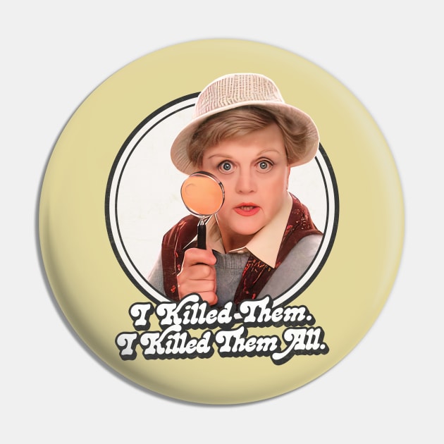 Murder She Wrote / 80s Retro TV Design Pin by DankFutura