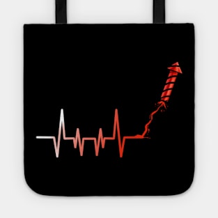 Heartbeat Firework Rocket Tote