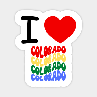 I HEART COLORADO Magnet