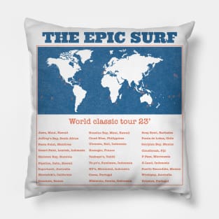 Surfing spots map - The Epic Surf Pillow