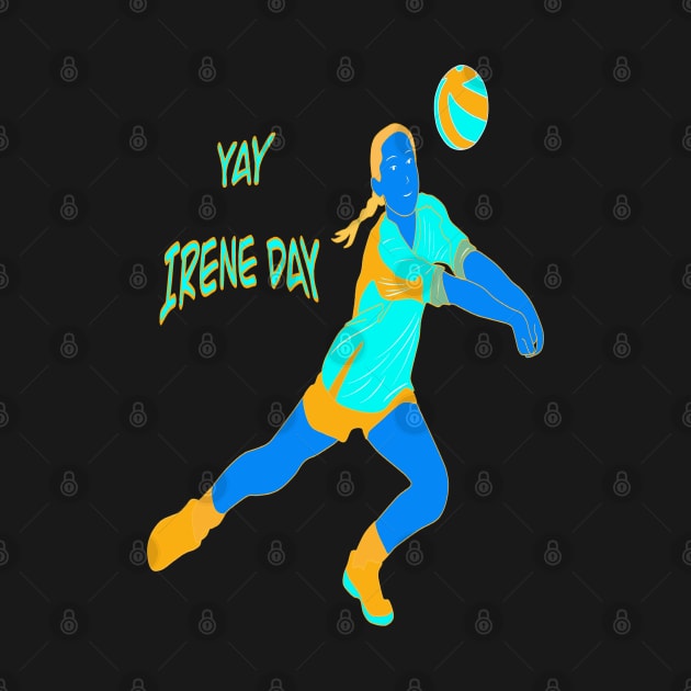 YAY IRENE DAY NEON GIRL VOLLEYBALL PLAYER by sailorsam1805