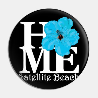 HOME Satellite Beach Blue Hibiscus Pin