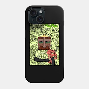 Embrace the Aloha Spirit - A MaleMask NFT with HawaiianEye Color and GrayItem Phone Case