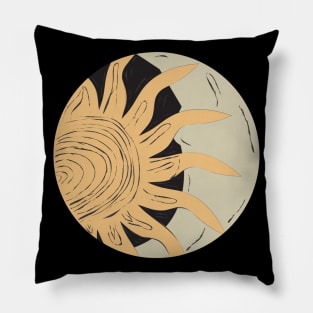 Sun and Moon, part 2 Pillow