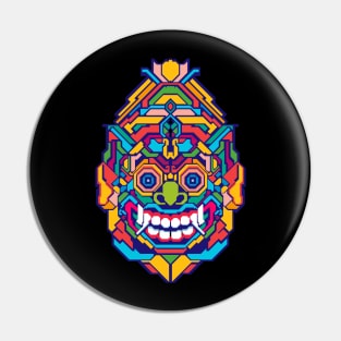 BARONG POP ART ILLUSTRATION Pin