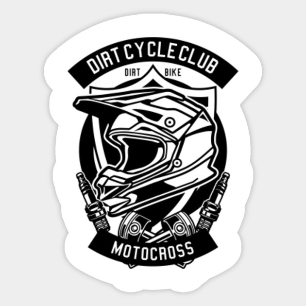 Dirty Cycleclub Motocross Motocross Sticker Teepublic Uk