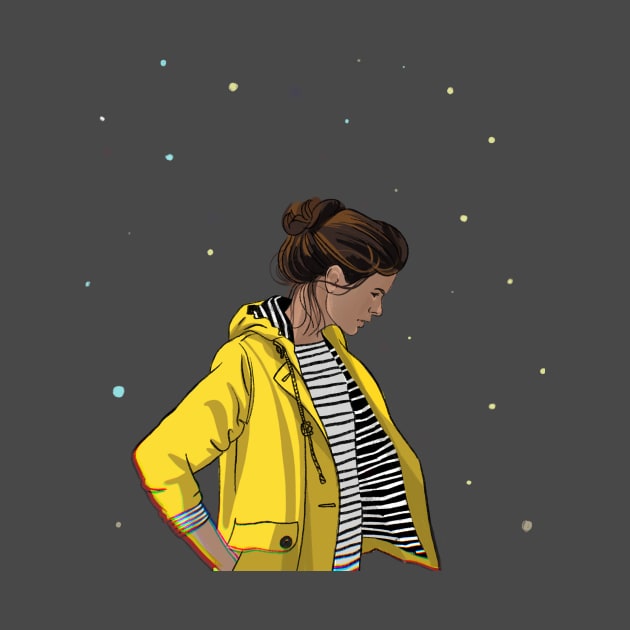 The girl in yellow by Katya Kamenskaya