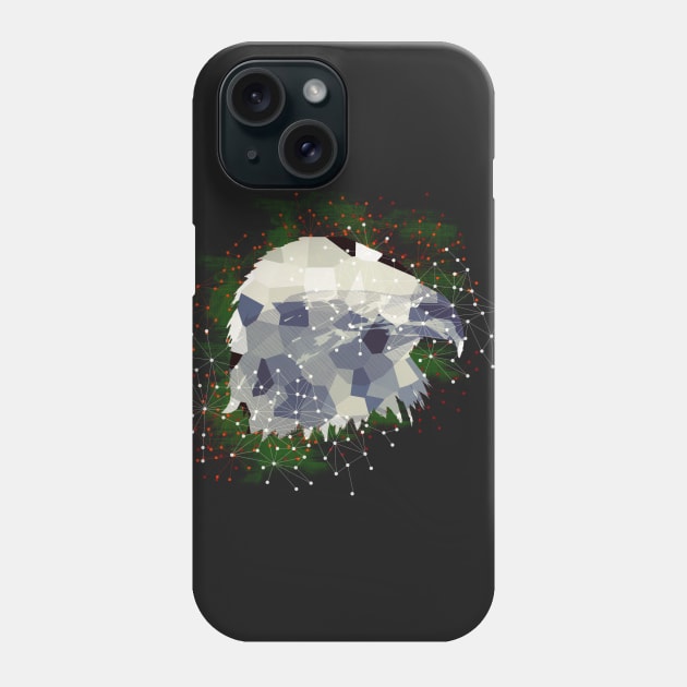 White Eagle Lowpoly Phone Case by hudayadi