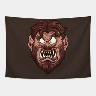 Werewolf Face Tapestry