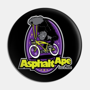 Asphalt Ape Bicycle Shirt Pin