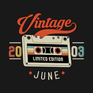 June 2003 - Limited Edition - Vintage Style T-Shirt