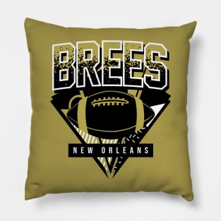 Brees Throwback New Orleans Football Pillow