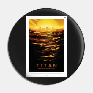 Titan - Saturn's Moon Pin