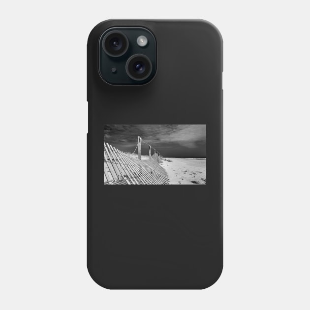 black sky/white sand Phone Case by lastgasp