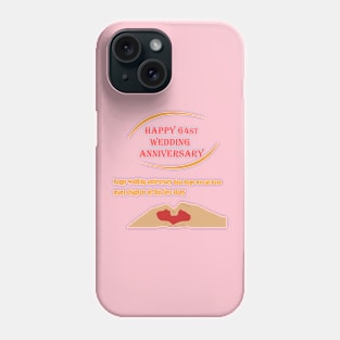 happy 64st wedding anniversary Phone Case