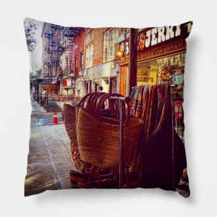 East Village, Manhattan, NYC Pillow