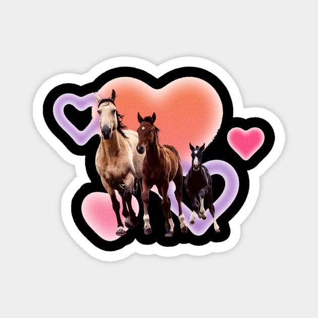 horse lover Magnet by indalucia