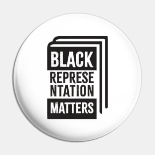 Black Representation Matters - librarian Pin