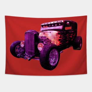 Flaming Hot Rod Tapestry