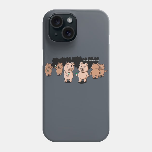 Sausage Fest Phone Case by manikx