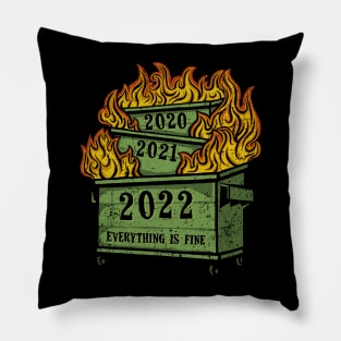 Dumpster Fire 2022 Pillow