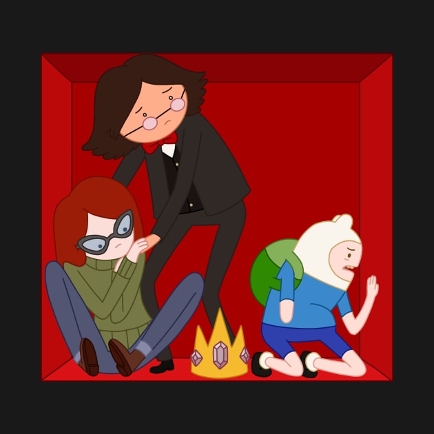 Finn, Simon and Betty inside Golb by maxtrology