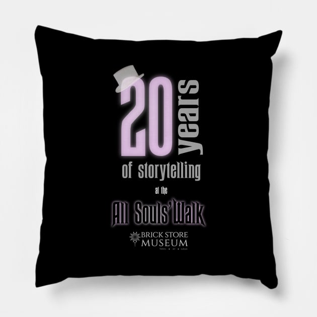 All Souls' Walk 20th Anniversary! Pillow by Brick Store Museum