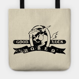 Good Luck Rodeo Lewisville Texas Black Tote