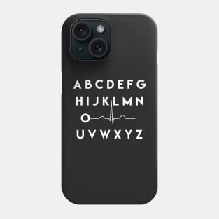 PQRST Wave - Nursing Alphabet Phone Case