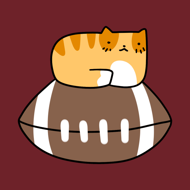 Little Kitty and Football by saradaboru