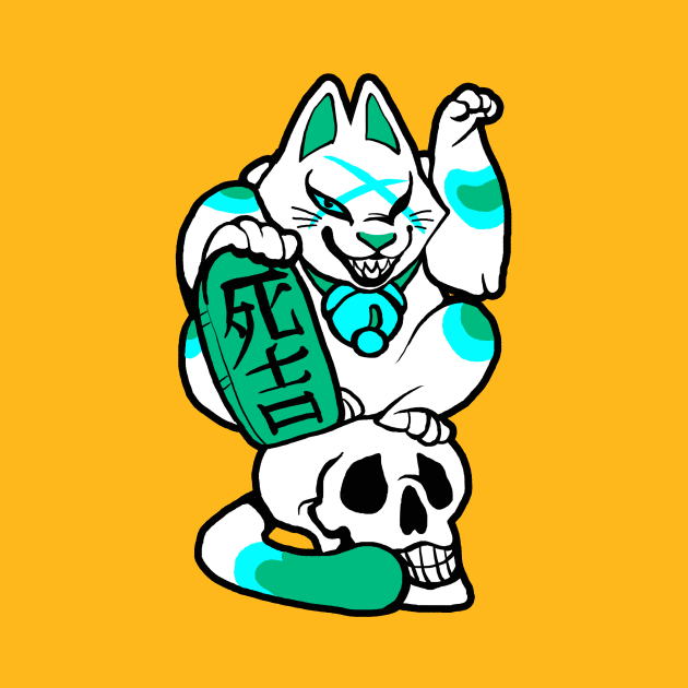 Dead Lucky - Teal by Skulldog