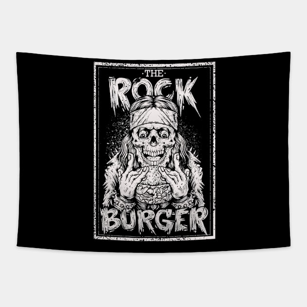 Rock burger Tapestry by Blunts