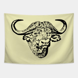 African buffalo Tapestry