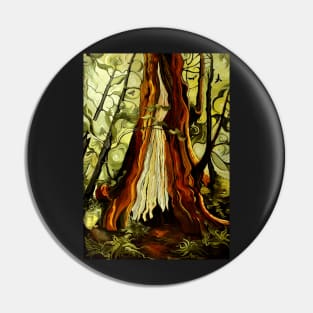 Forest Music Pin