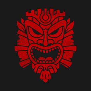 Red tiki polynesian mask T-Shirt