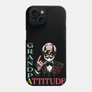 Stylish Grandpa Attitude: Age is Just a Number Phone Case