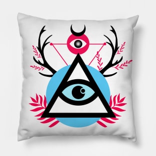 Illuminati Deer Pillow