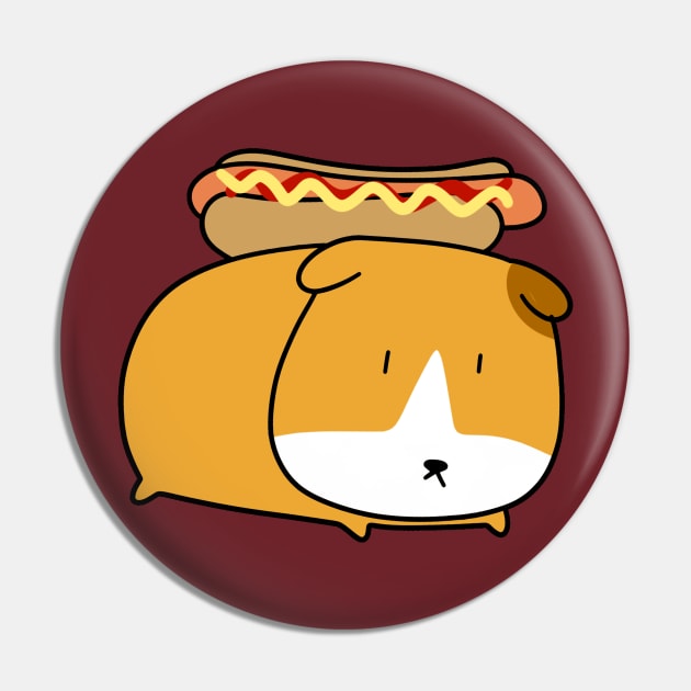 Hotdog Guinea Pig Pin by saradaboru