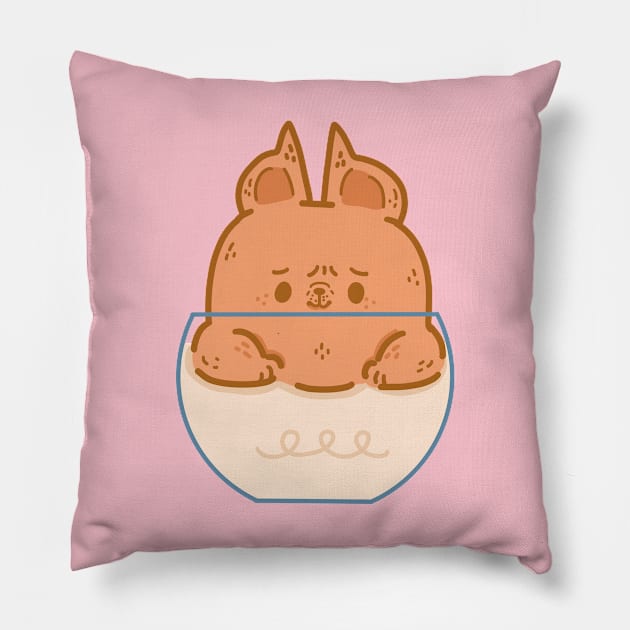 Dogona Coffee Bub Pillow by Fluffymafi