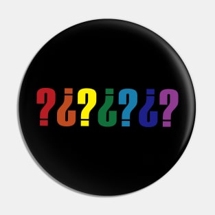 Question Rainbow Pin