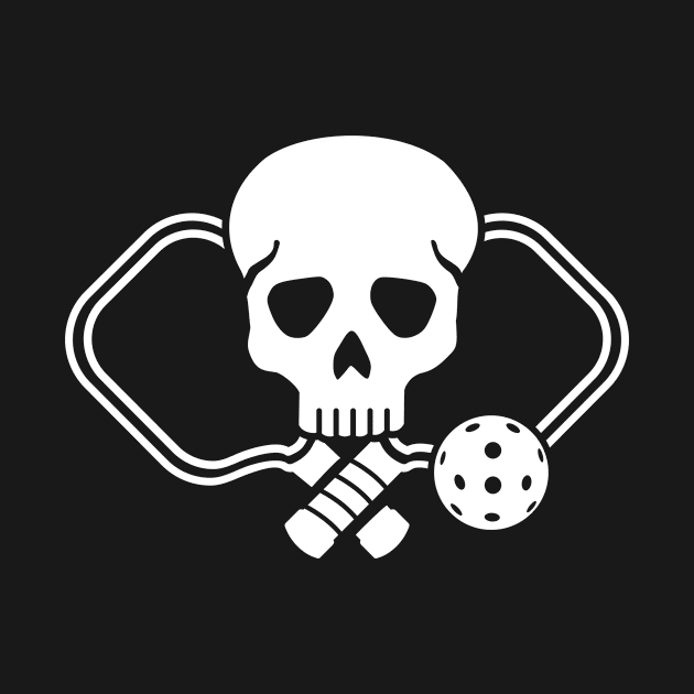 Pickleball skull by Designzz