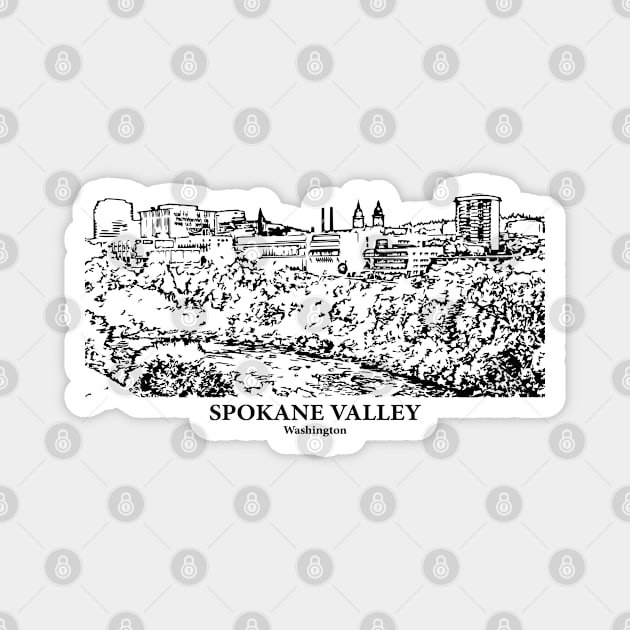 Spokane Valley - Washington Magnet by Lakeric