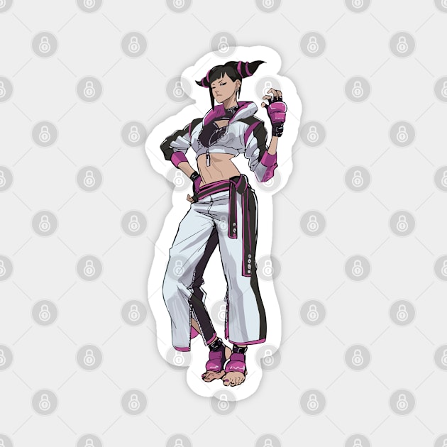 Juri - Street Fighter 6 Magnet by peculiarbutcute