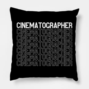 Cinematographer T Shirt design Pillow