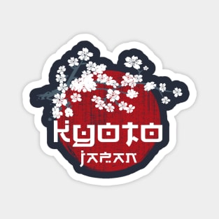Cherry Blossom Japan Kyoto Rising Sun Magnet