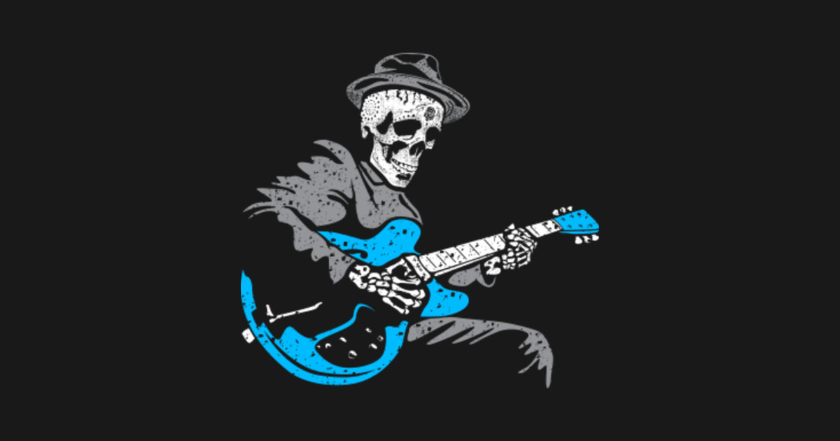 Bones - Guitar - T-Shirt | TeePublic