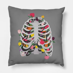 rib cage Pillow