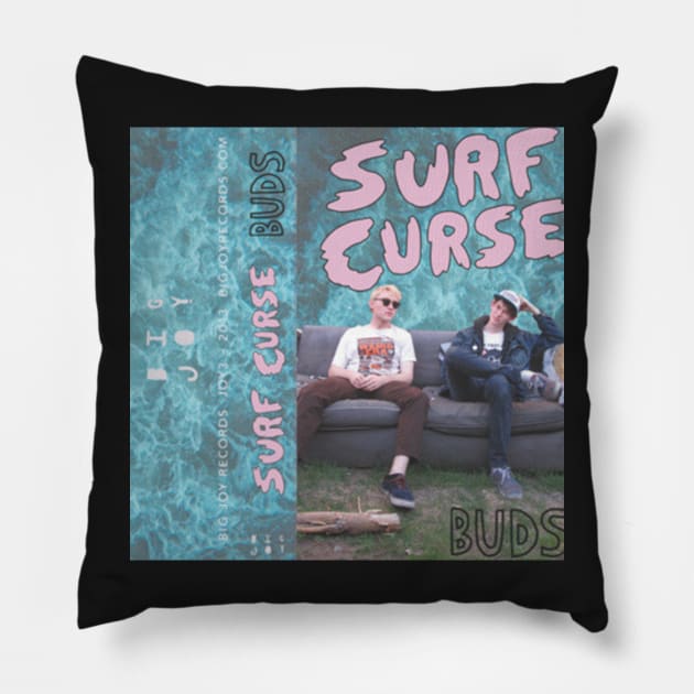 SURF CURSE - BUDS Pillow by burchesssere